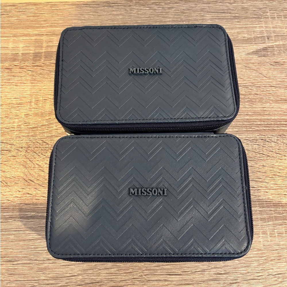 Bundle of 2 Missoni Chevron Pattern Bags/Cases
